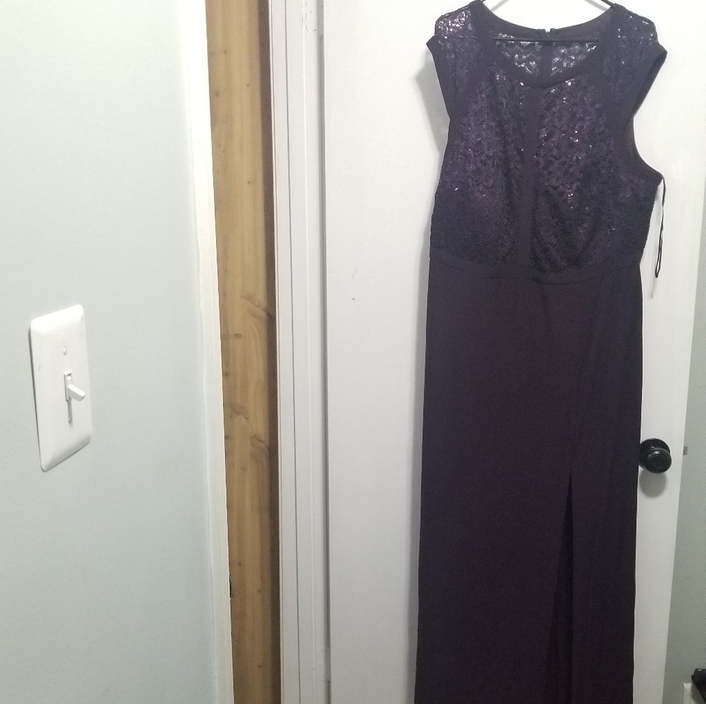 COPY - Plum evening gown